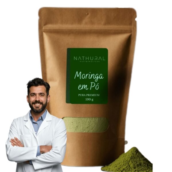 MORINGA EM PÓ PREMIUM– 100% Pura 100 GRAMAS